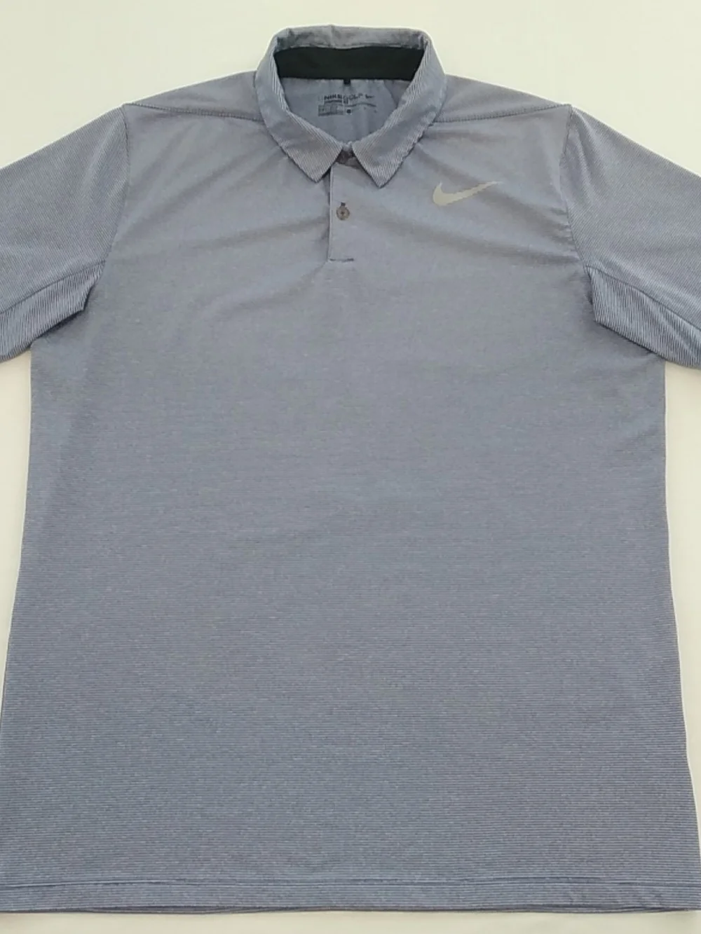 Nike Men's Light Gray Polo Shirt